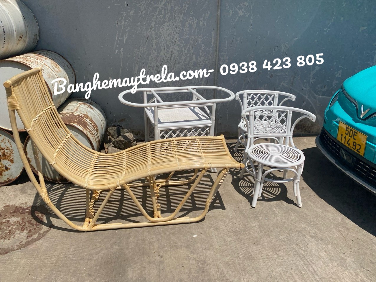 Ghế mây nằm thư giãn